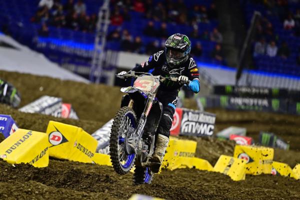 Eli Tomac, 2022 Indianapolis Supercross.