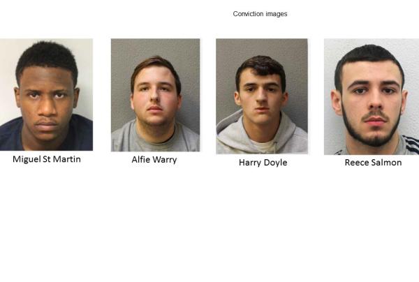 Knife-wielding moped thugs convicted of string of offences