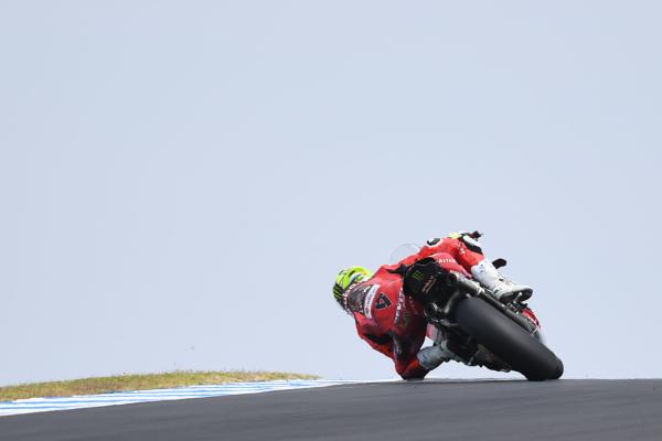 Alvaro Bautista, 2024 WorldSBK Phillip Island Test. - Gold and Goose