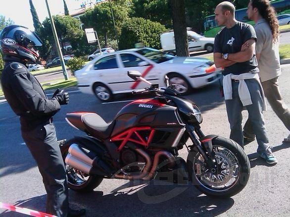 Production ready Ducati Diavel spied in Italy