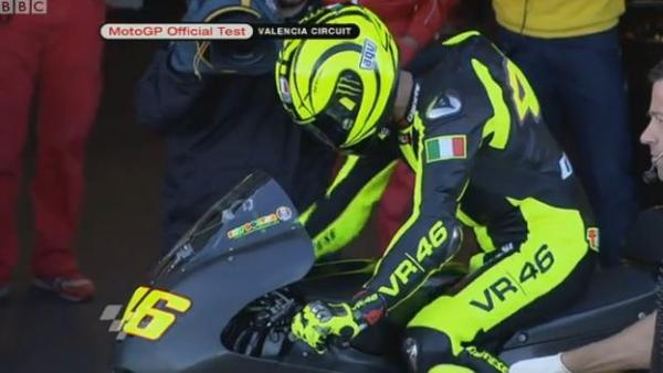 Video: Rossi rides Ducati MotoGP bike