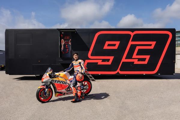 Marc Marquez and his MotoGP Motorhome