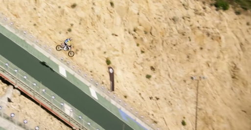 WATCH: Robbie Maddison hits a ski-jump on his motocross bike