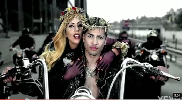 Lady Gaga biker music video