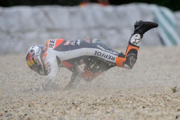 Pedrosa can't explain Brno crash