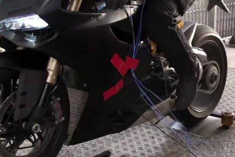 Ducati 1199 Panigale on the dyno