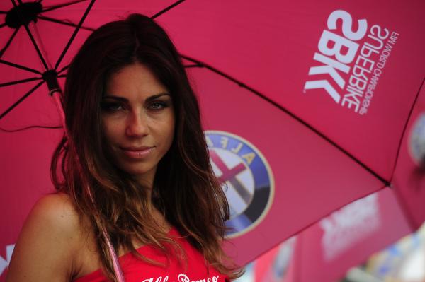 WSB grid girl photos: Monza 2012