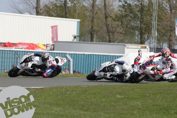 Haslam, Melandri crash sequence