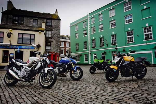 The Four Horsemen - Kawasaki Z750, Suzuki Gladius, Honda Hornet, Yamaha XJ6