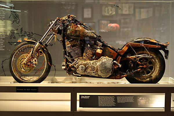 Tsunami Harley on display