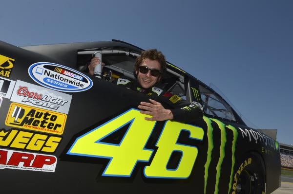 Rossi tries his hand at NASCAR