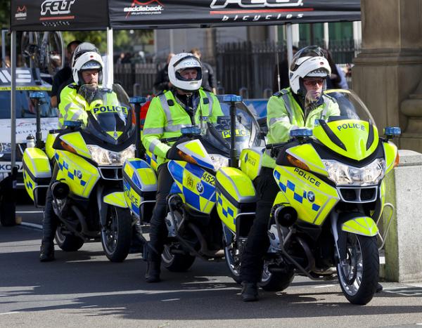 Hampshire Constabulary's mixed motorcycle message