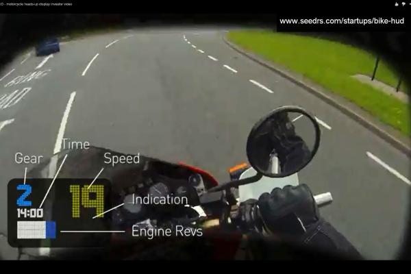 Video: motorcycle head-up-display to be launched next month