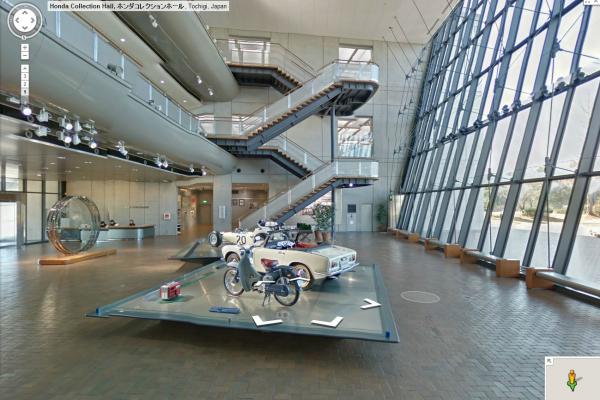 See the famous Honda Collection Hall in Japan - on Street View