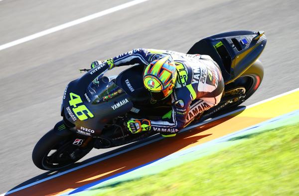 Rossi tests the 2014 YZR-M1