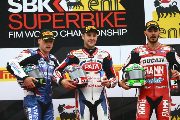 Alex Lowes claims debut WSBK podium