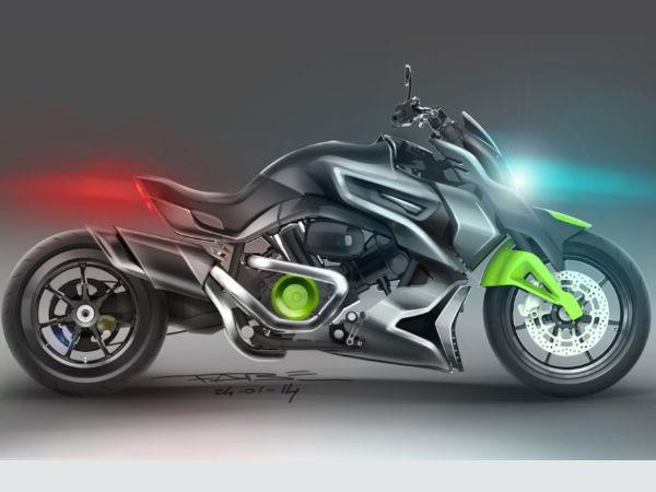 Hyosung's Ducati Diavel-esque concept