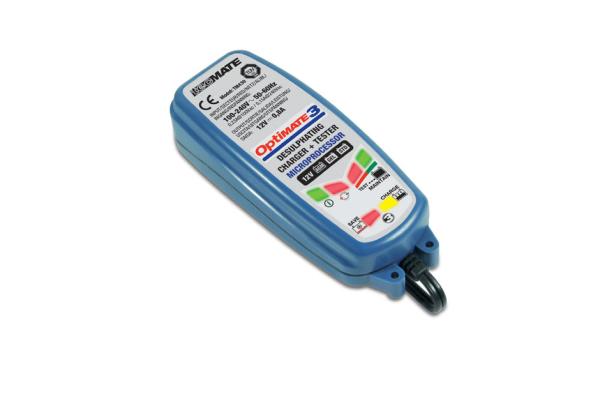 New: OptiMate 3 Global battery charger