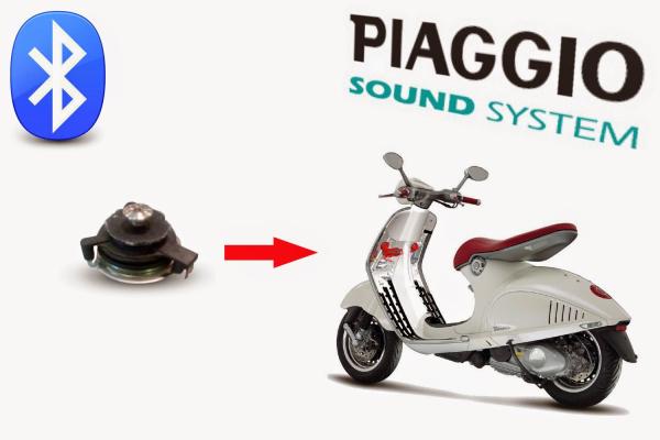 New: Bluetooth speakers for Piaggio scooters