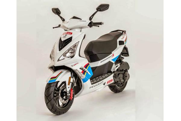 Speedfight 125 scooter gets Peugeot rally team’s colours