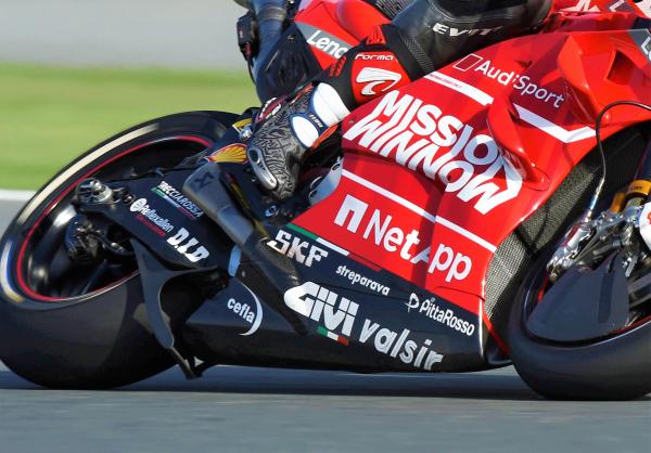 Aprilia: A wing creates downforce...