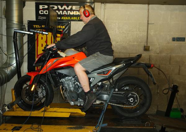 KTM 790 Duke dyno