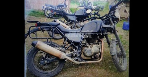 Royal Enfield Himalayan spied