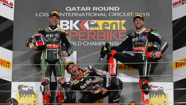 WSBK 2015: championship standings after Qatar