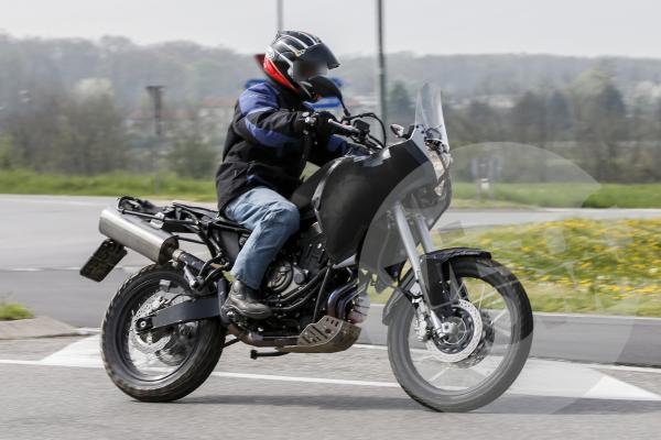 Yamaha MT-07 Ténéré spied