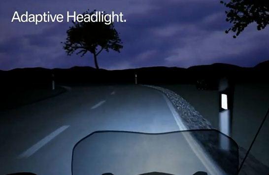 BMW Adaptive Headlight in action