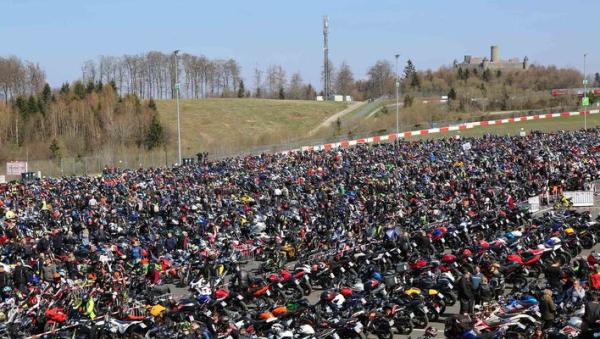 45,000 bikers descend on the Nürburgring for 25th 