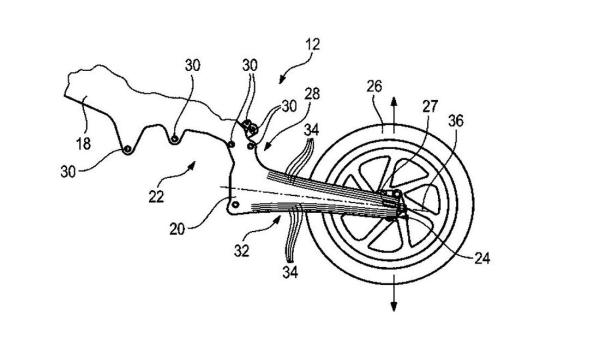 Carbon Framed BMW Patent Drawing