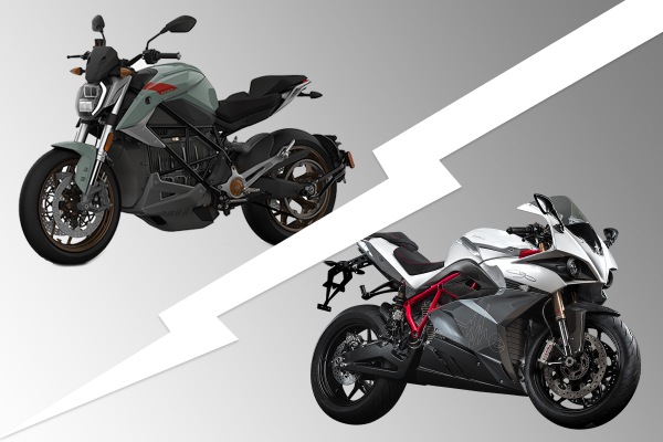 Energica Ego vs Zero SR/F sportsbike