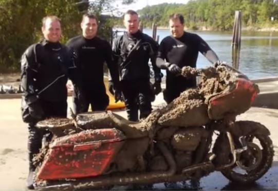 Watch: Fossilised Harley-Davidson Road Glide found