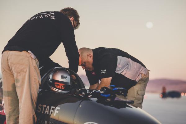 Guy Martin crashes during land speed record bid