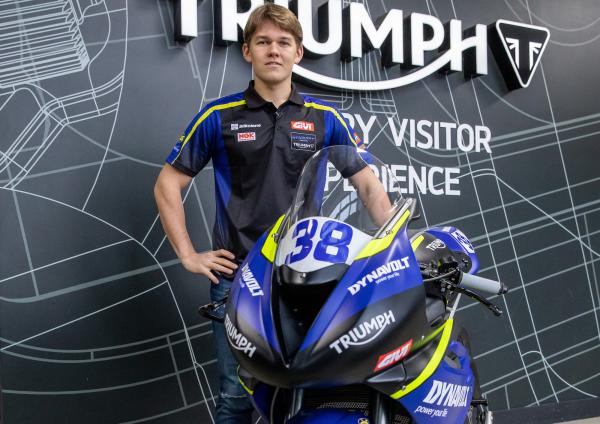 Hannes Sooner - Dynavolt Triumph STR765, WorldSSP