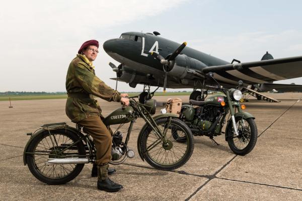 Royal Enfield donates bike to Paras charity