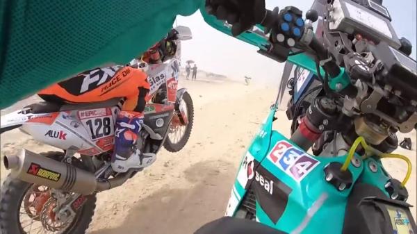 Watch: Brit rider Lyndon Poskitt's daily Dakar videos