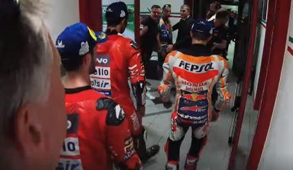 This behind the scenes footage from Mugello is amazing