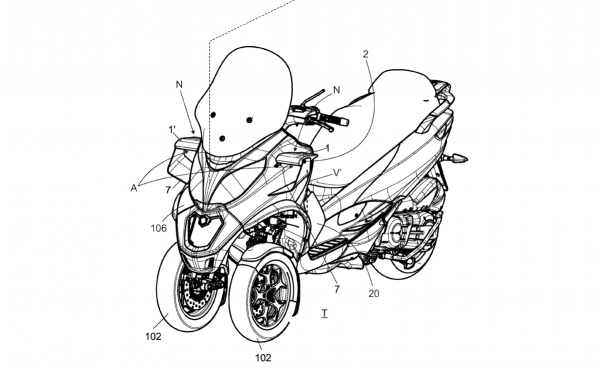 Piaggio MP3 Active Aero