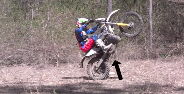 How to wheelie on a motocross bike