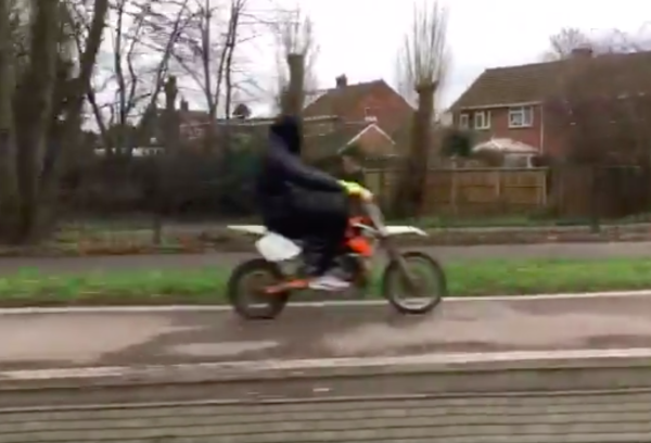 Jeremy Vine blasts hooded motorcyclist for riding on London cycle lane