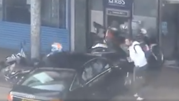 Motorcycle Riding Bank Robbers Heist Goes Horribly Wrong