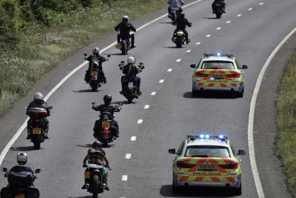 Hells Angels Euro Run [credit: PA]