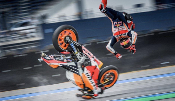 Marc Marquez Thai MotoGP crash [credit: @marcmarquez93 Twitter]