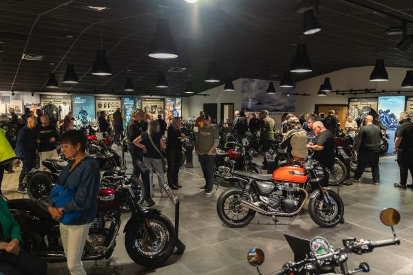 New bikes and a new showroom for Edinburgh Triumph