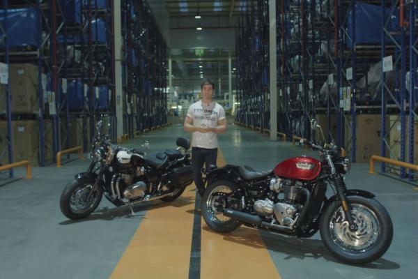 Watch: Triumph unveils Speedmaster and Bobber Black