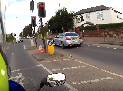 Dangerous driver convicted as a result of helmet cam footage