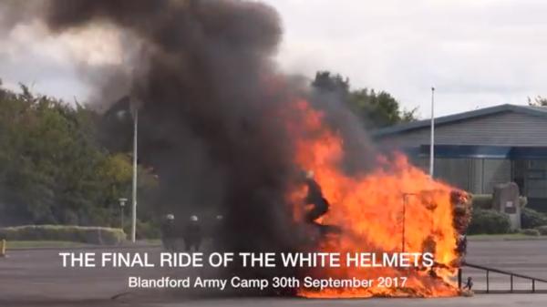 Watch: White Helmets perform final show