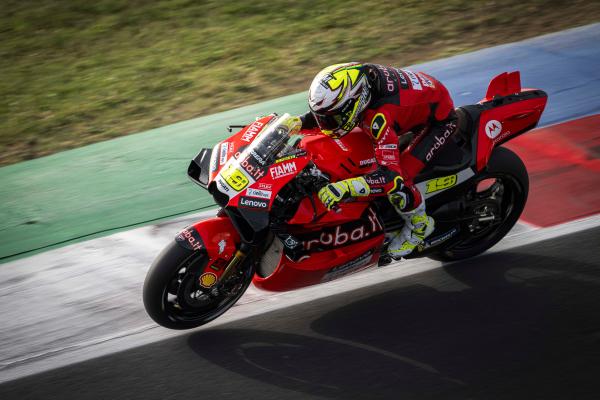 Alvaro Bautista, 2023 Misano private test, Ducati Desmosedici GP23. - Ducati